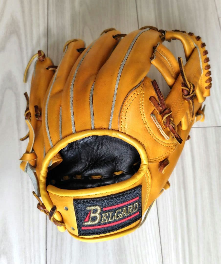 【美品】BELGARD ATOMS 硬式グローブ　内野　ベルガード 野球