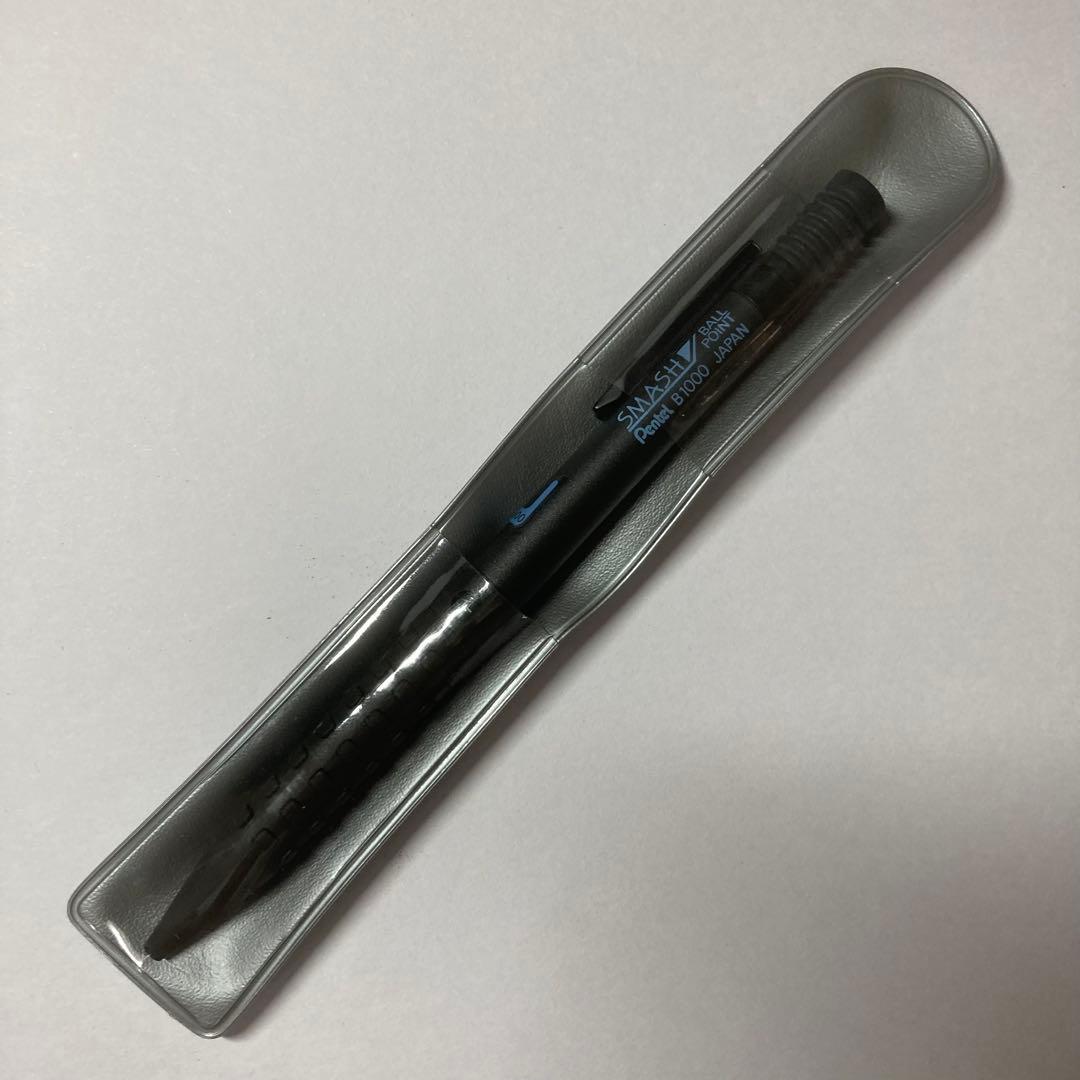 Pentel スマッシュ　ボールペン　シール付き　シース入り
