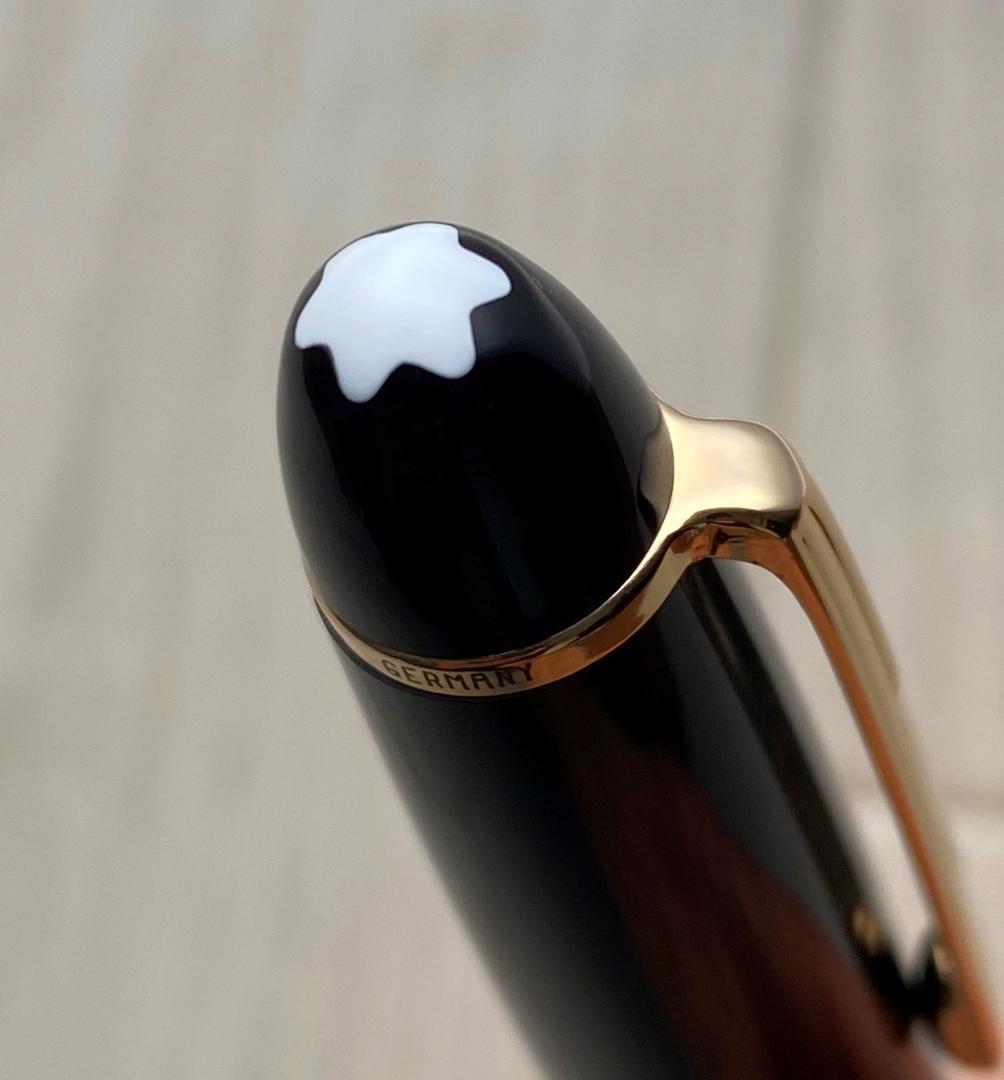 超美品 モンブラン ル・グラン 161 ブラックx 金 ボールペン 付属品付