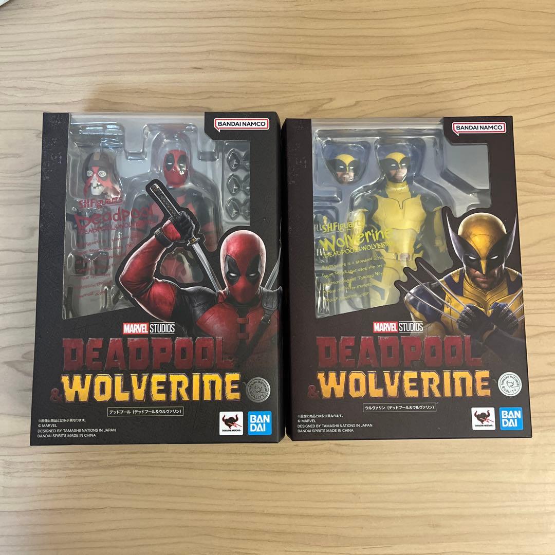 【即購入可能】デッドプール　ウルヴァリン　フィギュア　s.h.figuarts