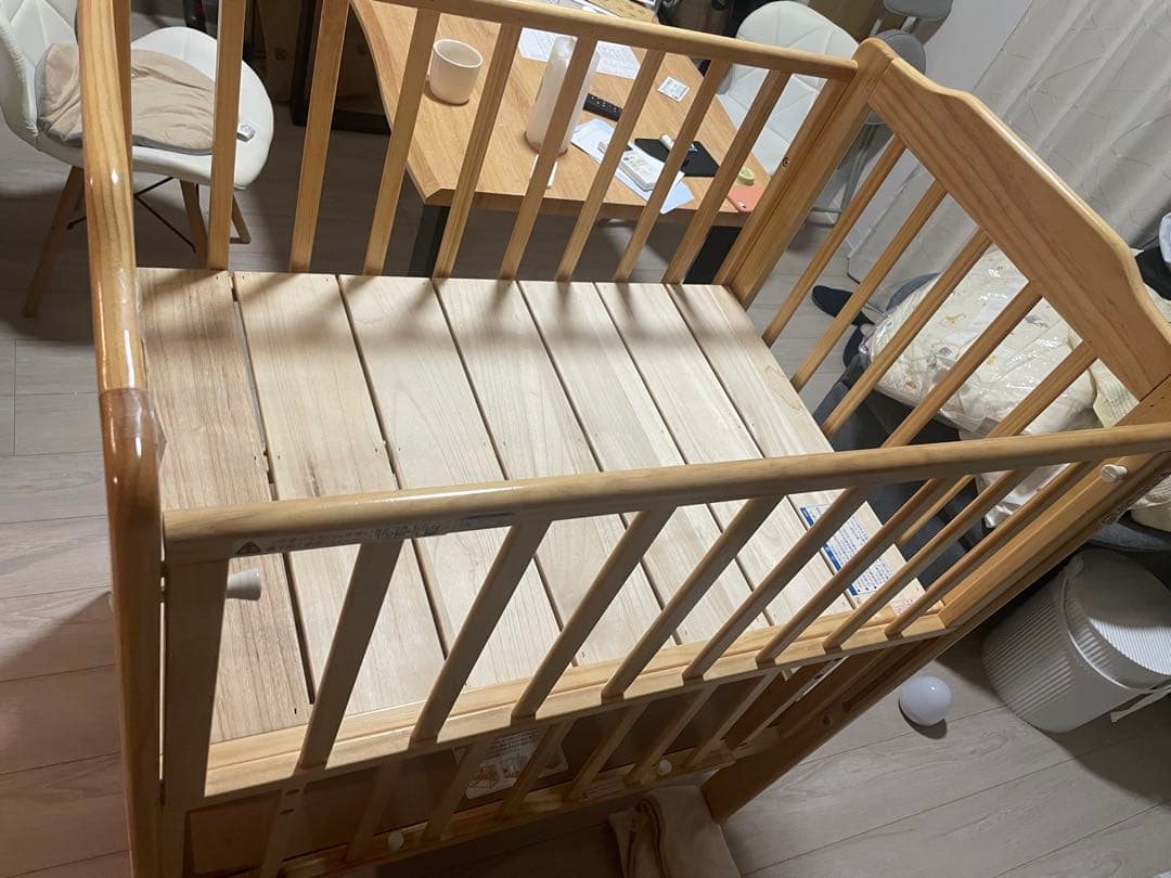 ［hachi］　カトージ（KATOJI）ベビーベッド内寸60×90cm