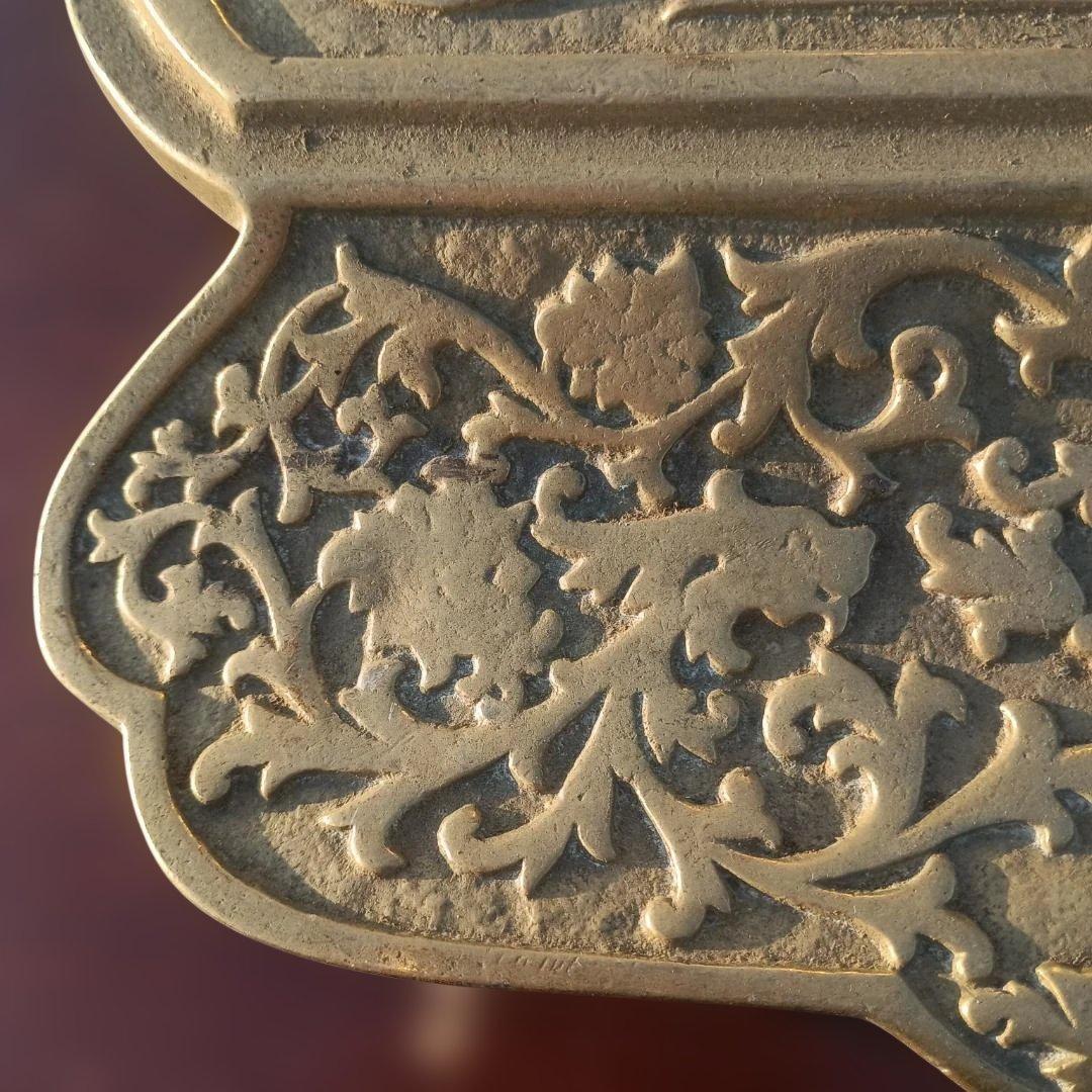 ６０９５）ヴィンテージ　鋳鉄製のインク壺