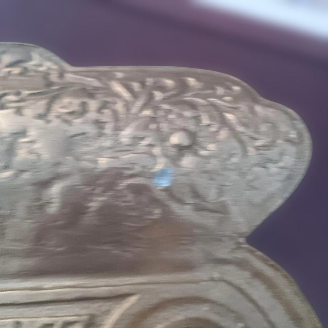 ６０９５）ヴィンテージ　鋳鉄製のインク壺