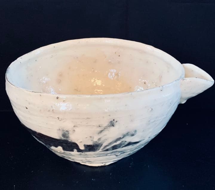 辻村史朗　粉引片口大鉢