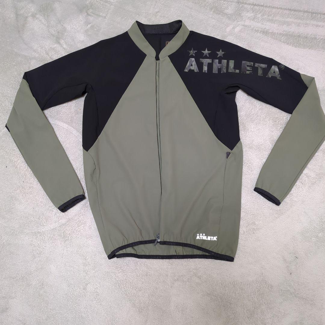美品　ATHLETA ウィンドブレーカー オリーブグリーン/ブラック