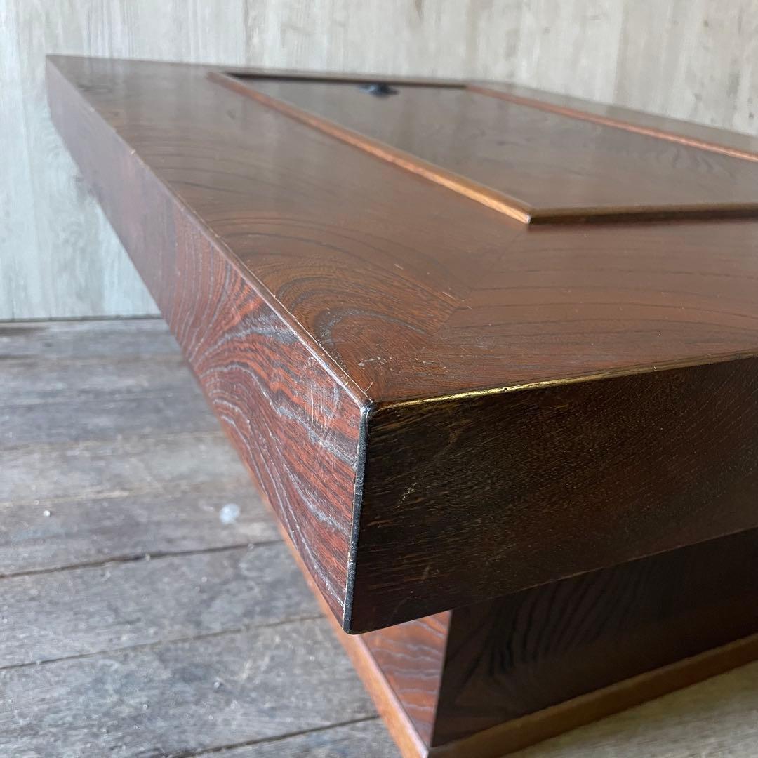 囲炉裏テーブル 時代家具 アンティーク家具 昭和レトロ 古民家 引き出し付