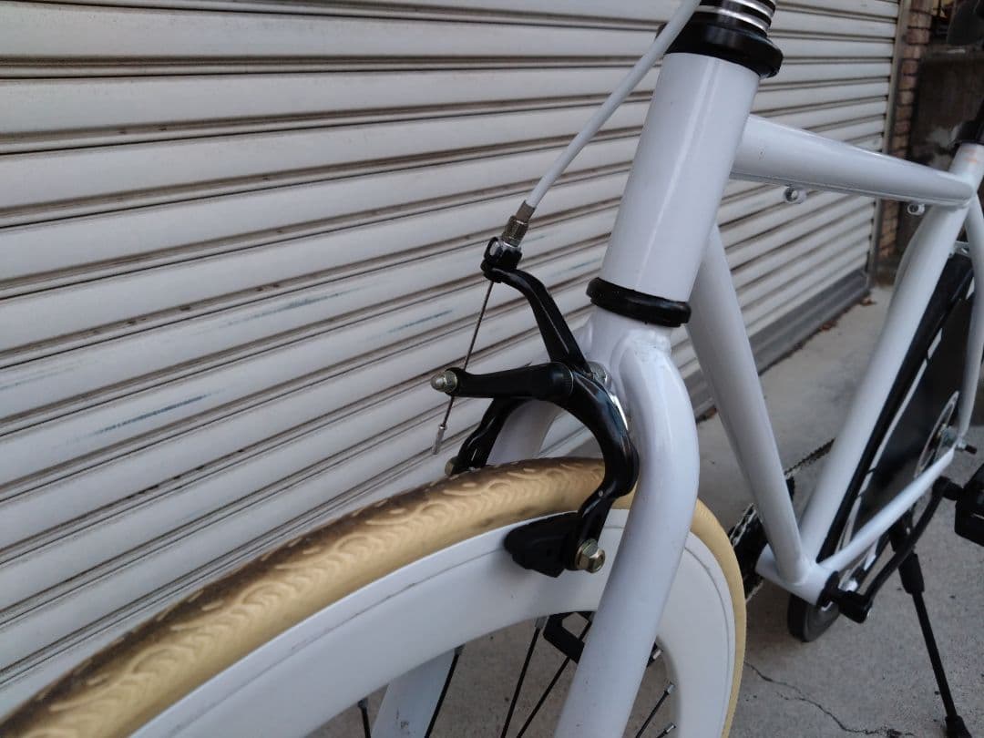 【まこやん】シングル　コースターブレーキ　ホイールカバー　ノーパンク