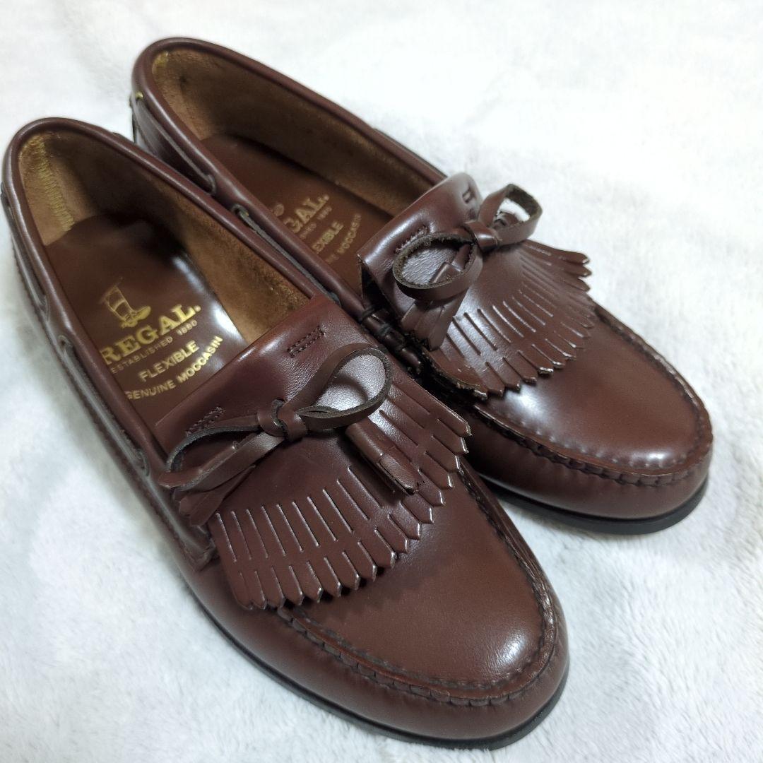 未使用 REGAL リーガル キルトタッセルローファー 22.5
