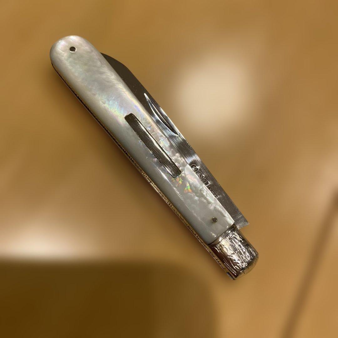 【シェフィールド・ナイフ、高級銀製フルーツナイフ（J.Y.C製）】アンティーク