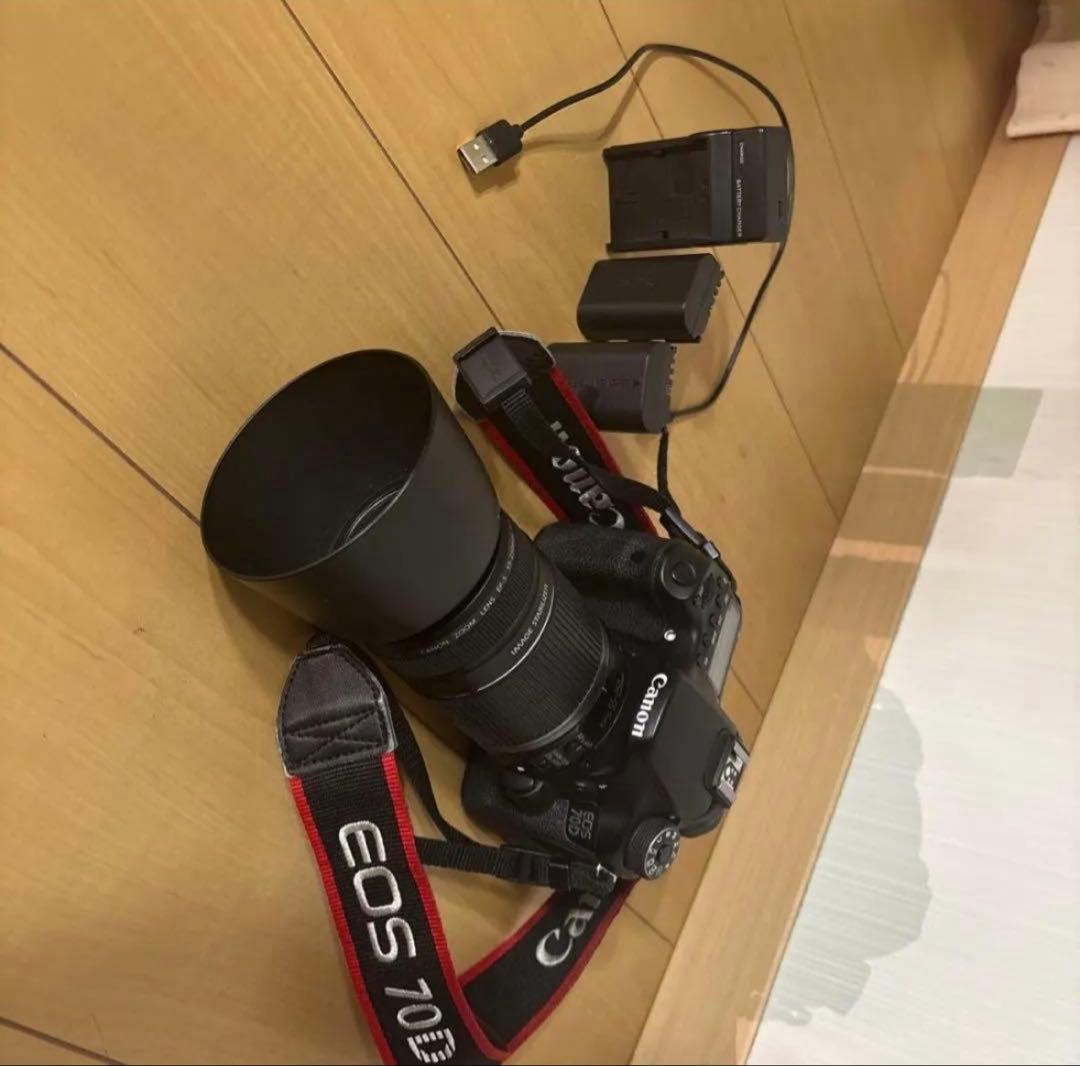 ⭐️明日までの限定価格 ⭐️canon eos70d＋レンズ55mm～250mm