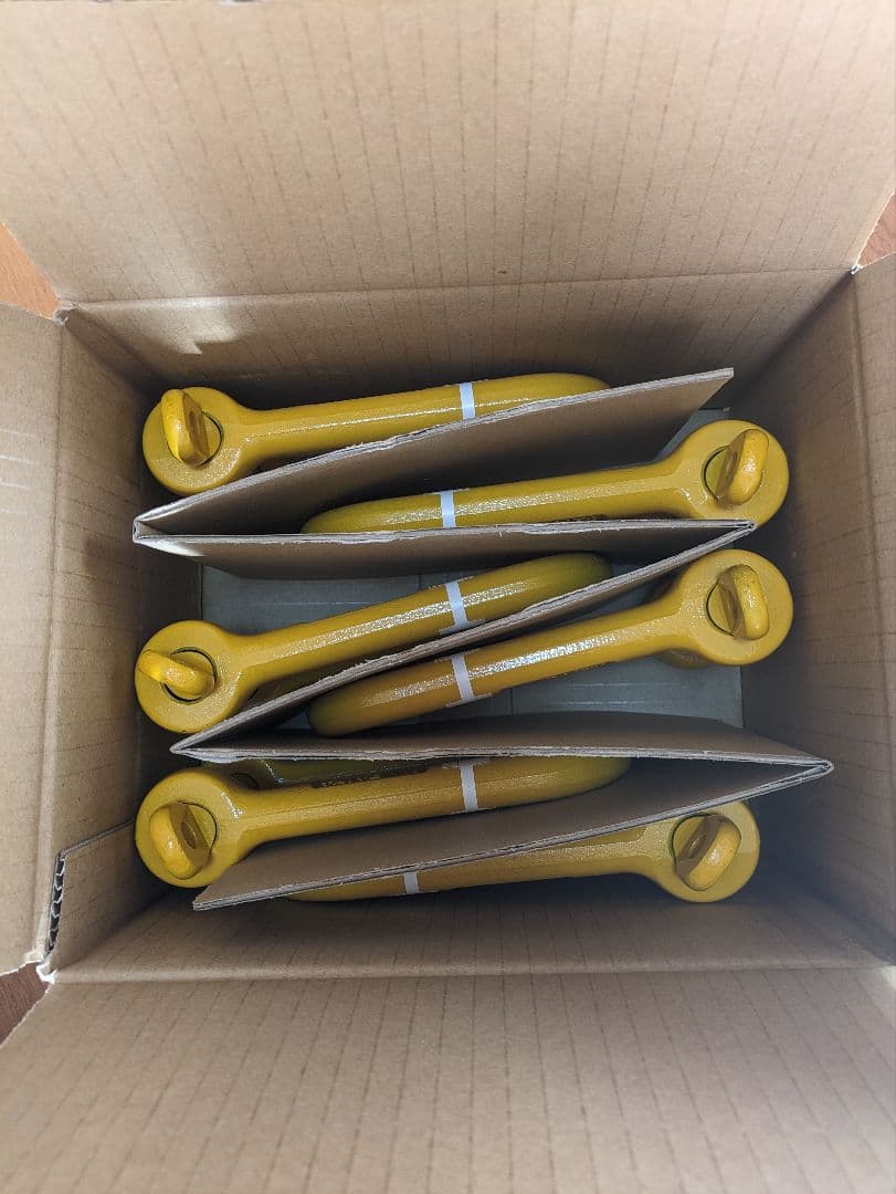 強力長シャックル　脱落防止