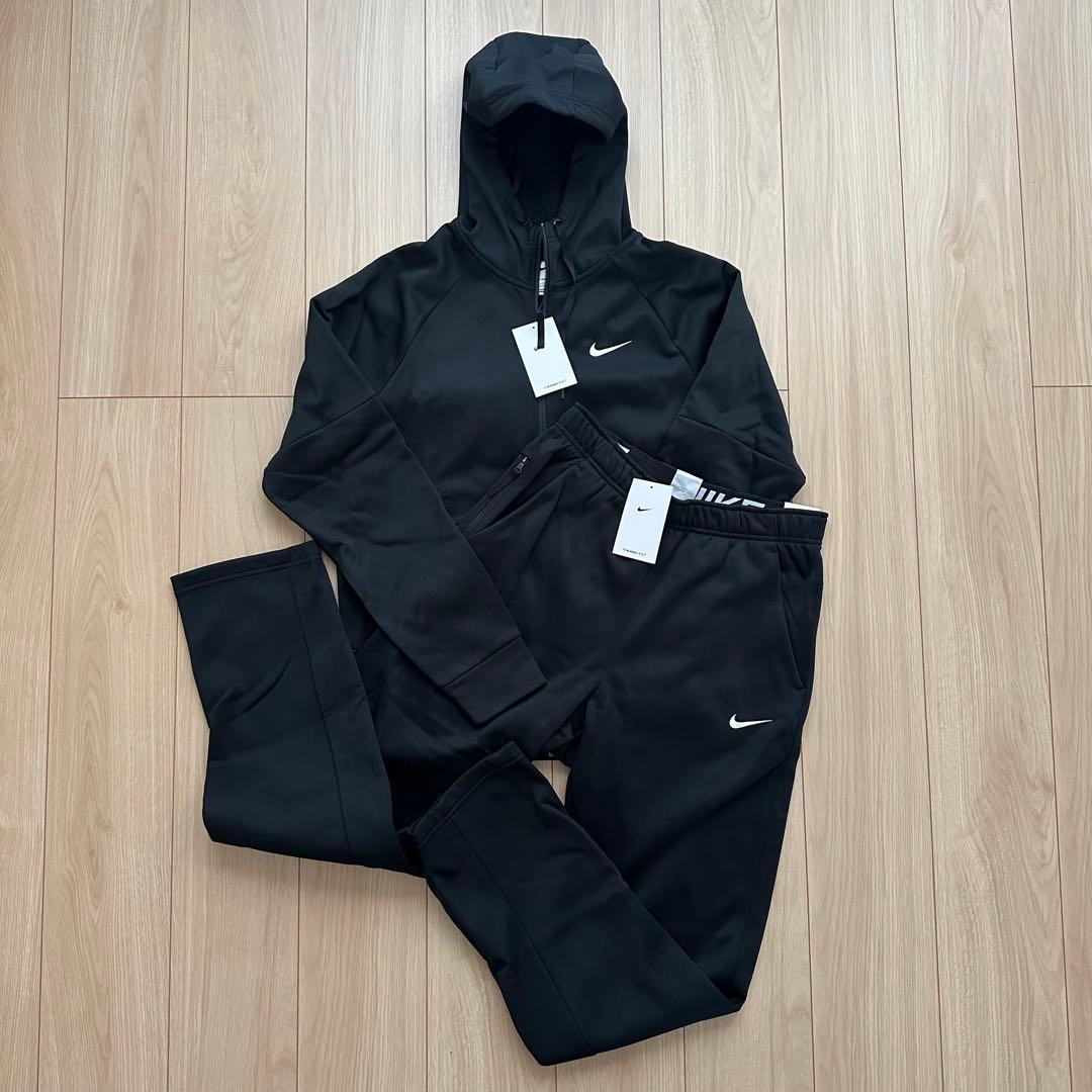 【新品未使用】NIKE ジャージ上下セット ブラック 裏起毛 Mサイズ