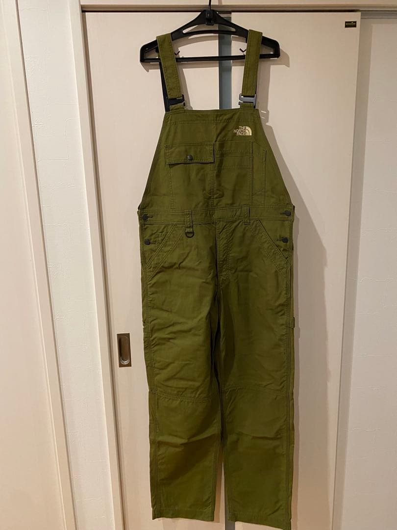 The North Face ノースフェイス　オーバーオール　カーキ　難燃素材