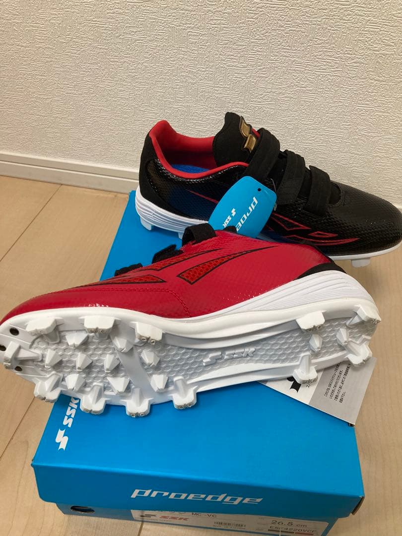 【新品・未使用】エスエスケーSSK/野球/スタッドスパイク★左右非対称デザイン★