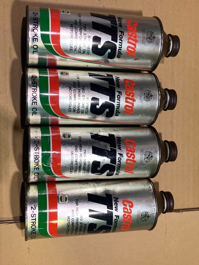 カストロール　2サイクルエンジンオイル　TTS 500mℓ缶x4本セット