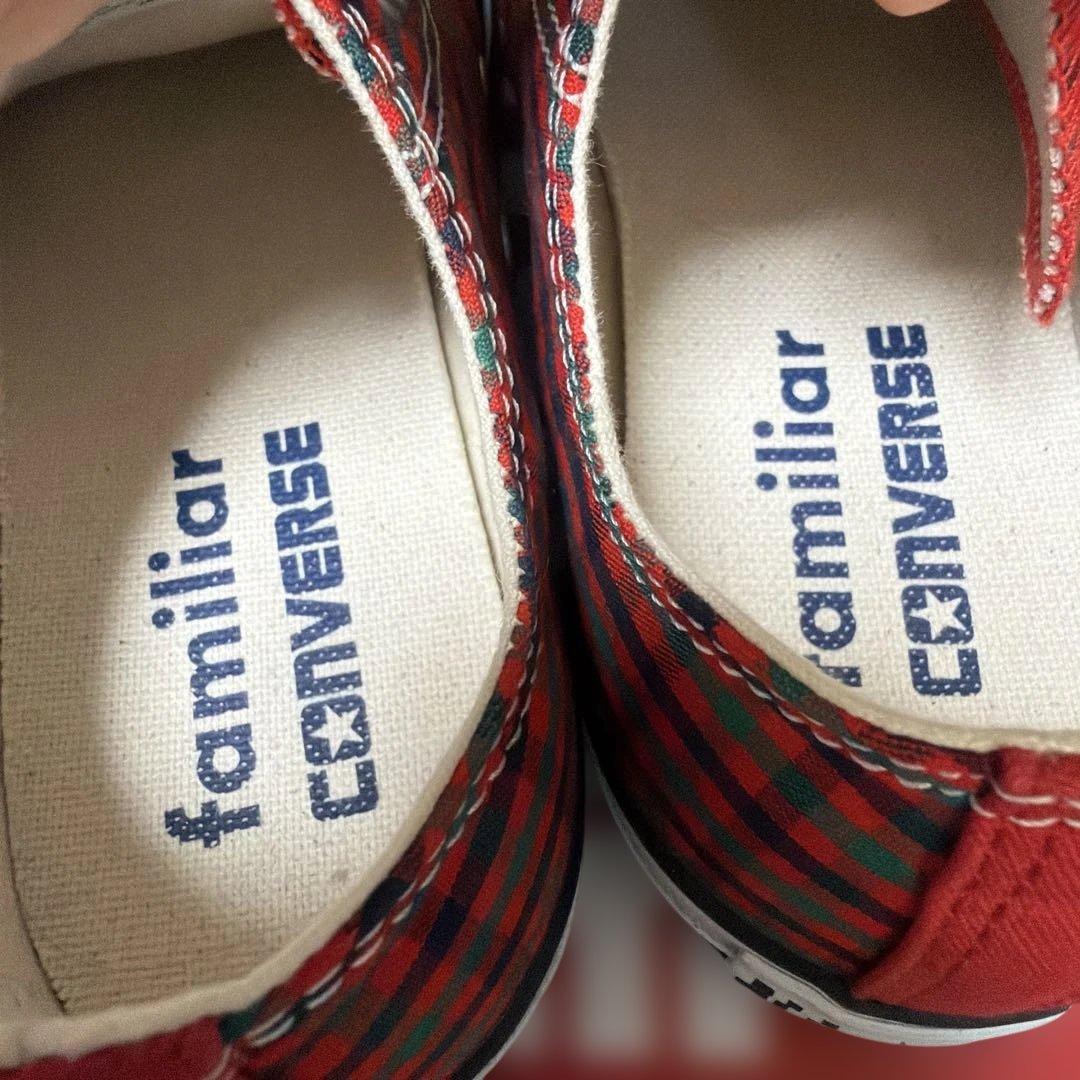CONVERSE レッドチェック スニーカー セット