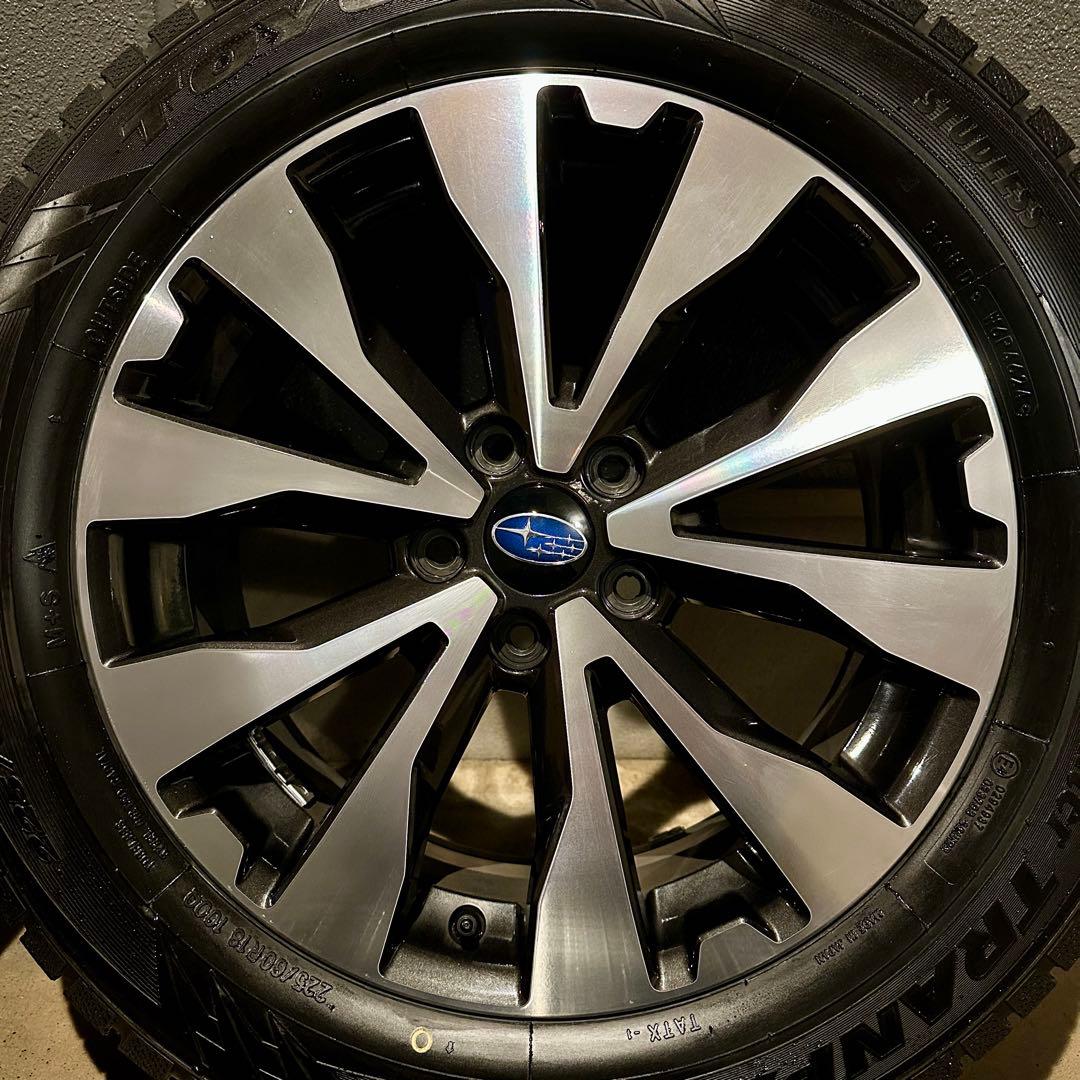 【最終値下げ】アウトバックBS9純正ホイール＆スタッドレス4本セット