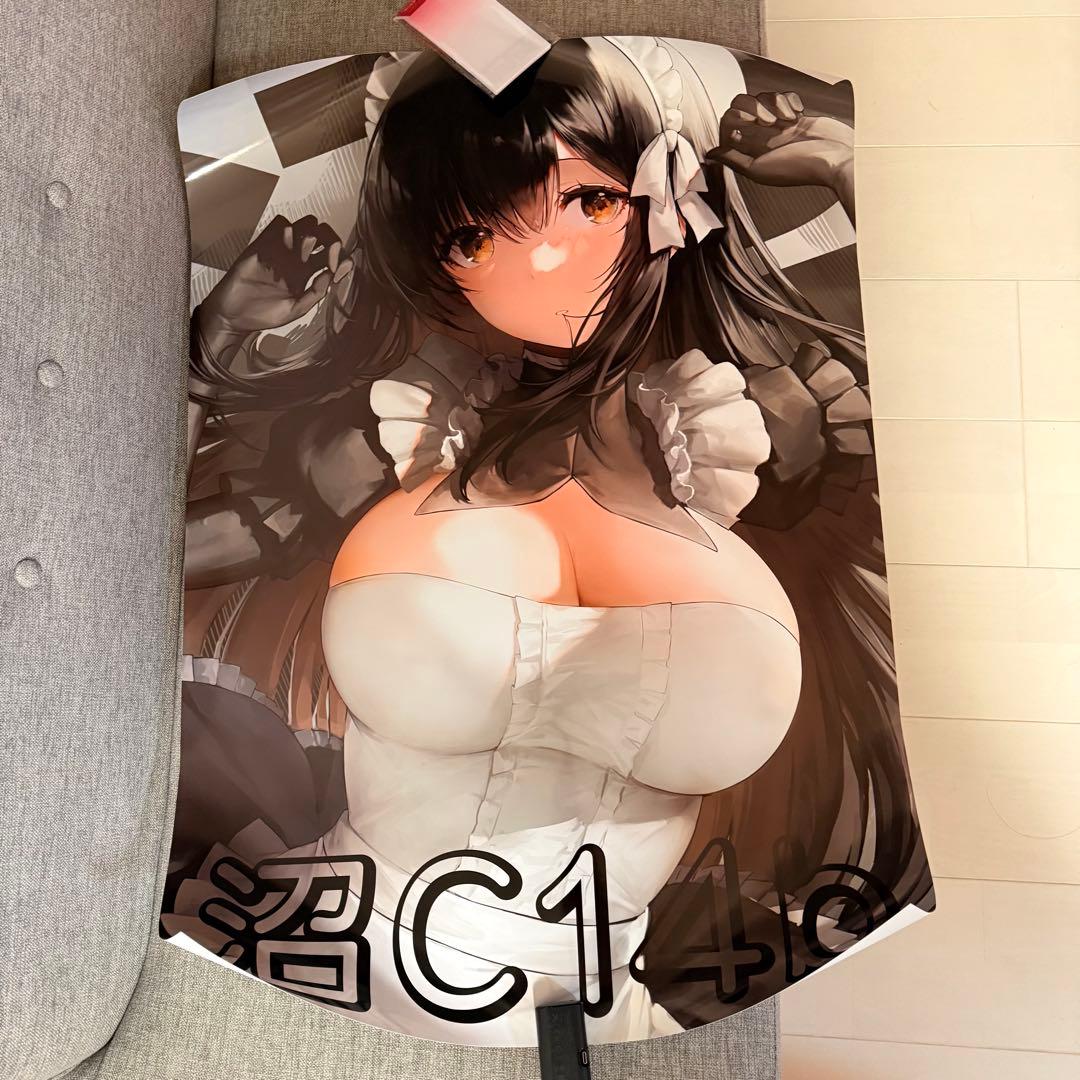 羽織イオ 白髪バニー ポスター コミケ