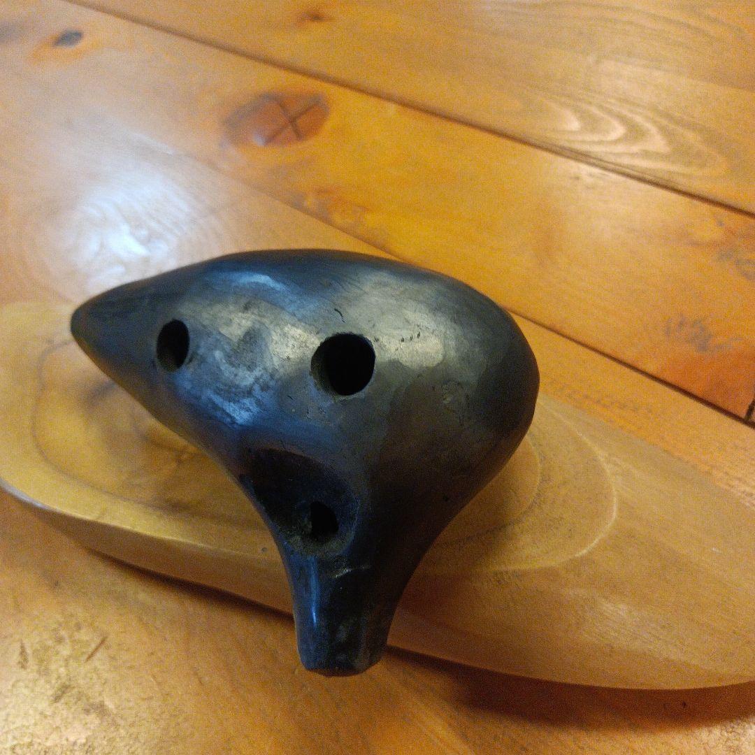 オカリナ工房福朗 AF管 はるか 悠 黒陶 未使用品 初窯 タイムセール3H