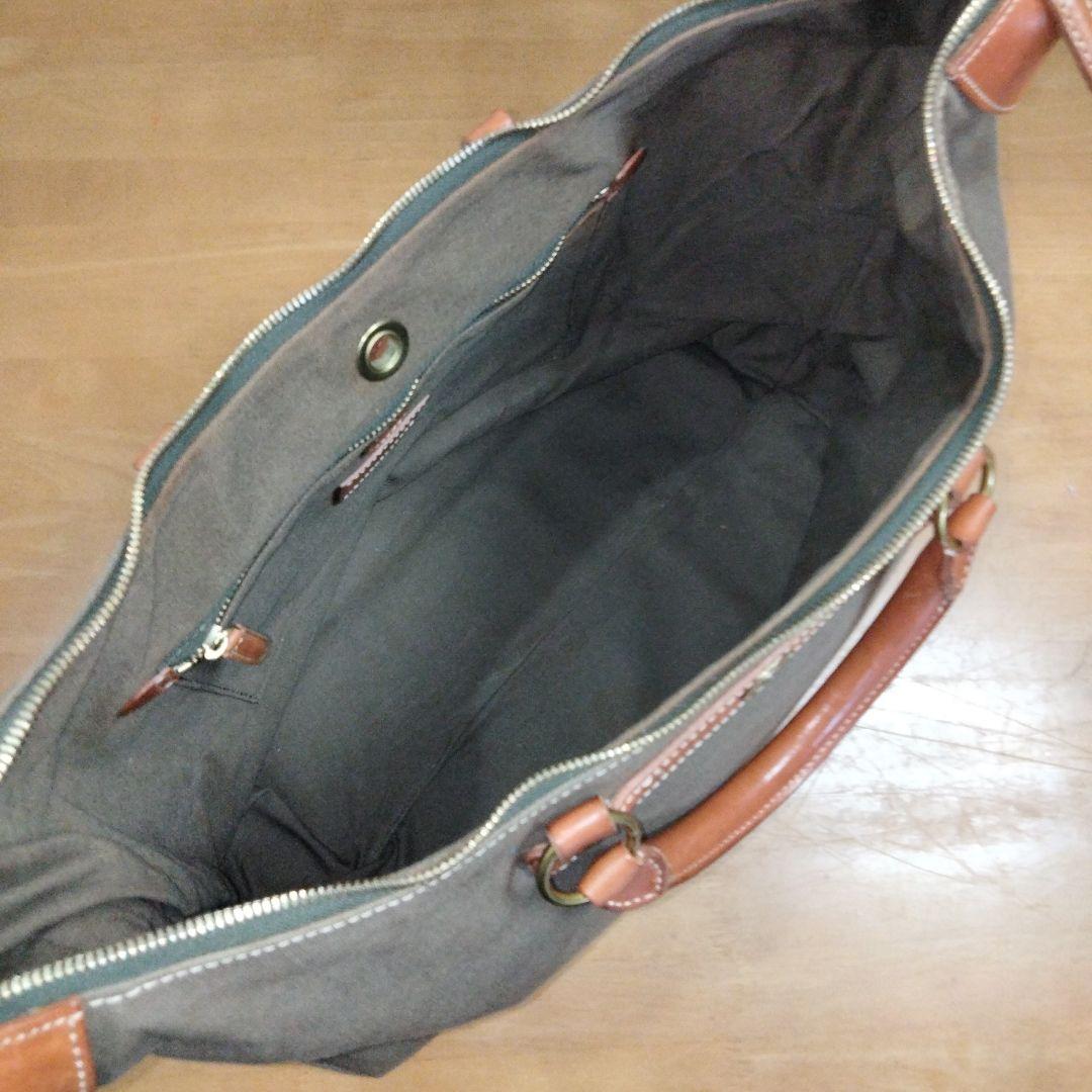 木の庄帆布 2WAY ボストンバッグ