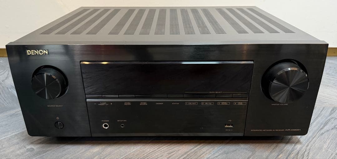【6カ月前購入】DENON AVレシーバー AVR-X3800H
