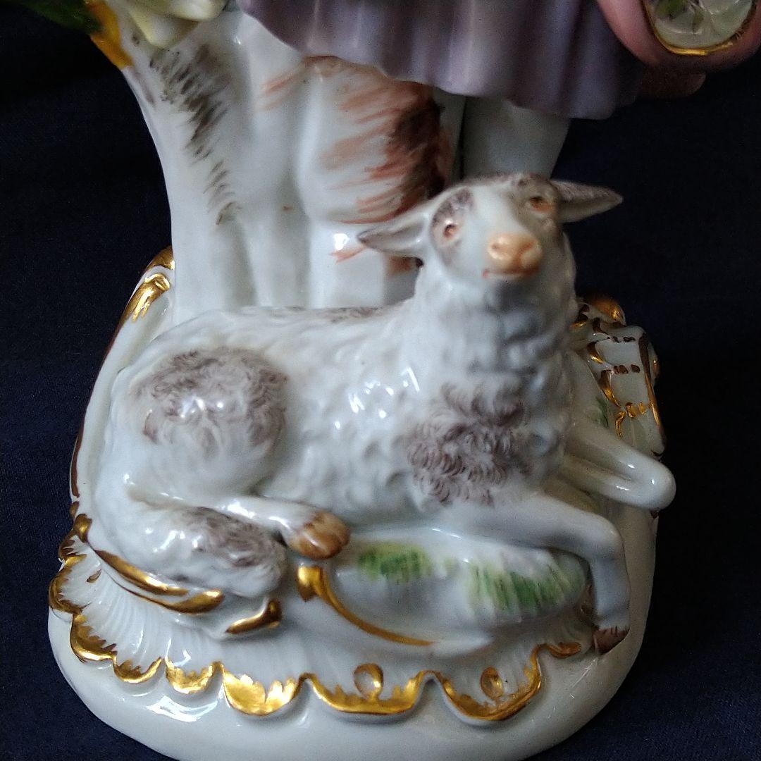 ✤マイセン(Meissen)フィギュリン『羊飼いの女性』