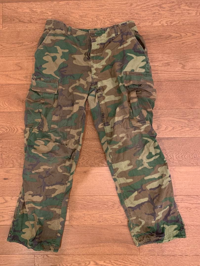 70年製実物 米軍リーフカモ ジャングルフ アティーグ 上下セット ヴィンテージ