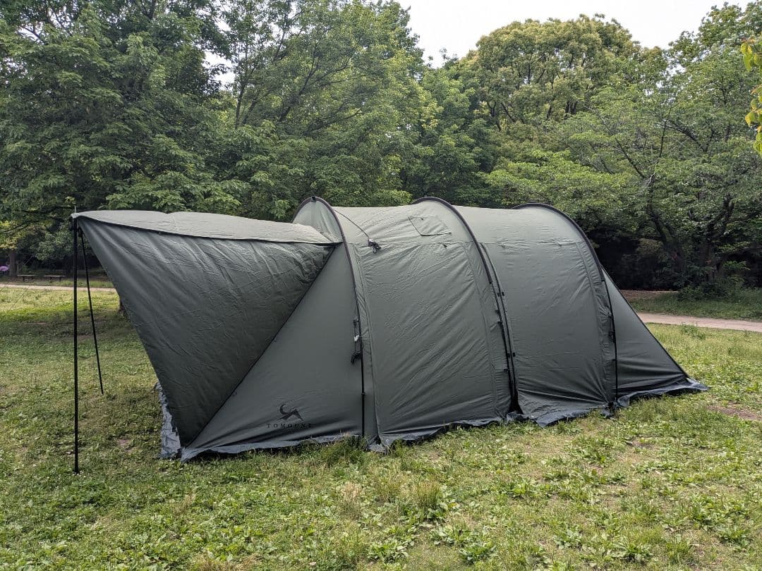 TOMOUNT TCトンネルテント　ツールームテント 2-4人用　TC素材