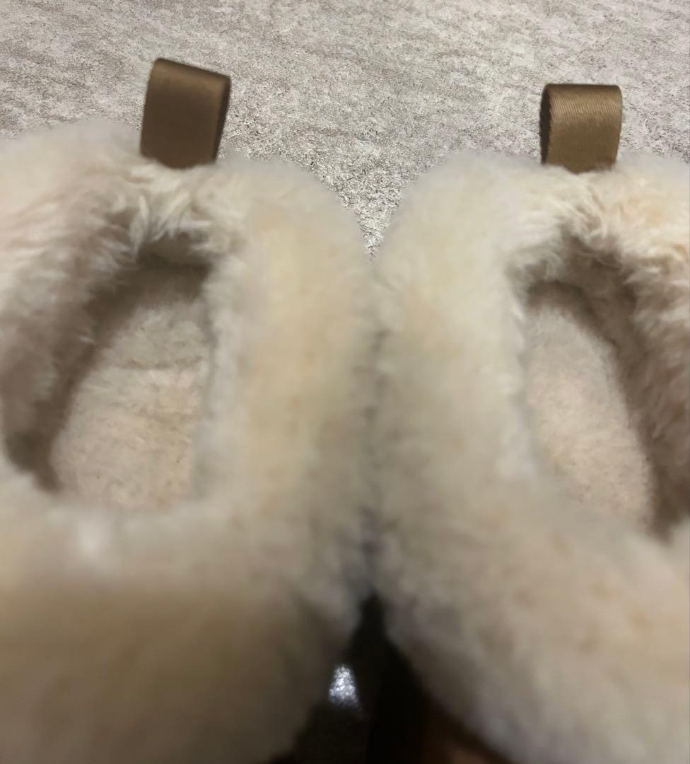 UGG ブラウン ムートンブーツ 厚底23㎝