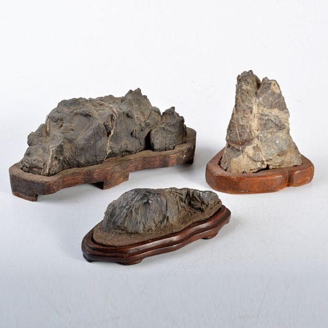 天然石　鑑賞石　太湖石　霊壁石　置物