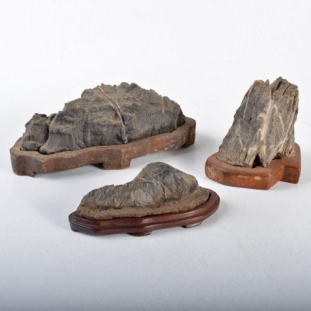 天然石　鑑賞石　太湖石　霊壁石　置物