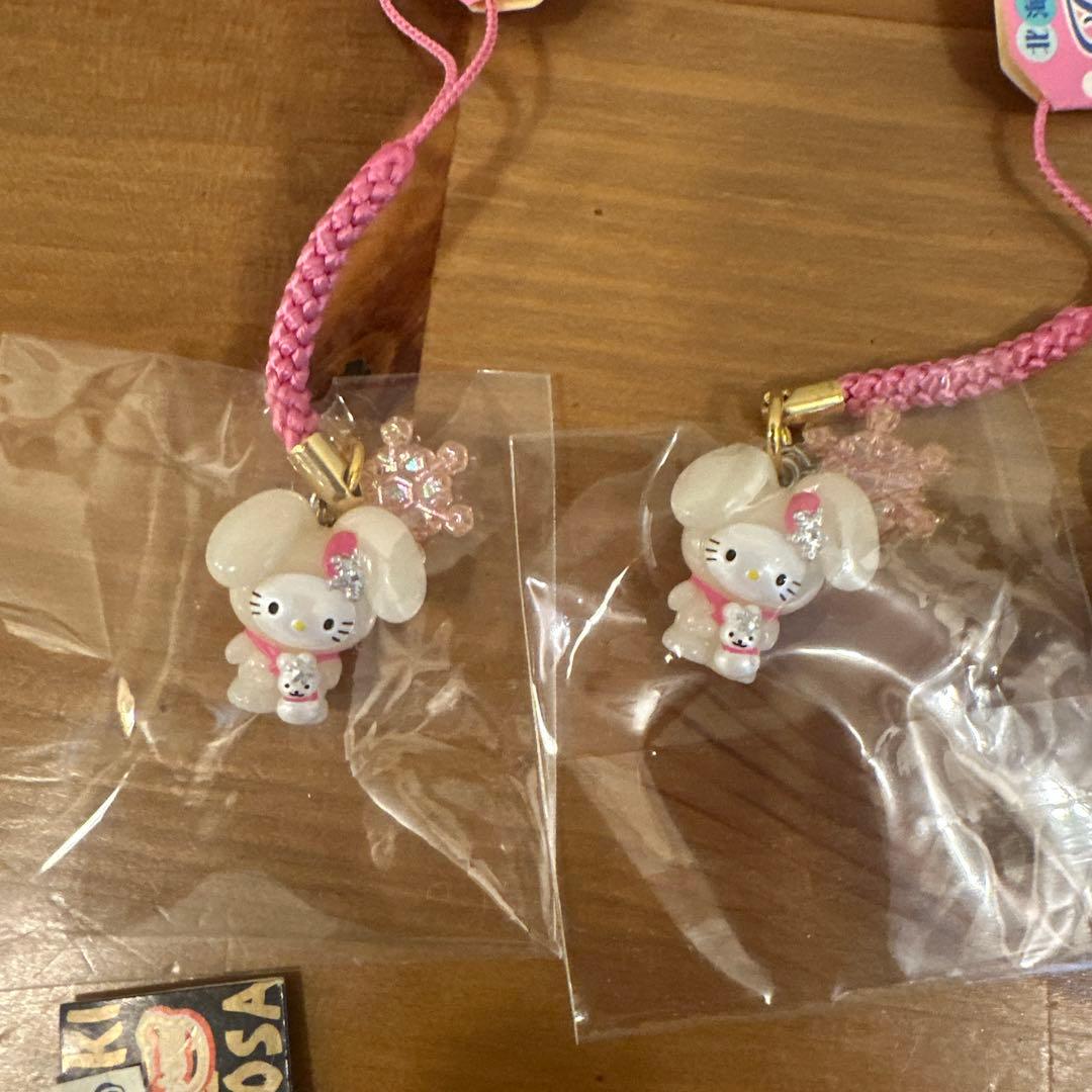 ハローキティ 平成レトロ 2002-2003 ご当地ストラップ まとめ売り