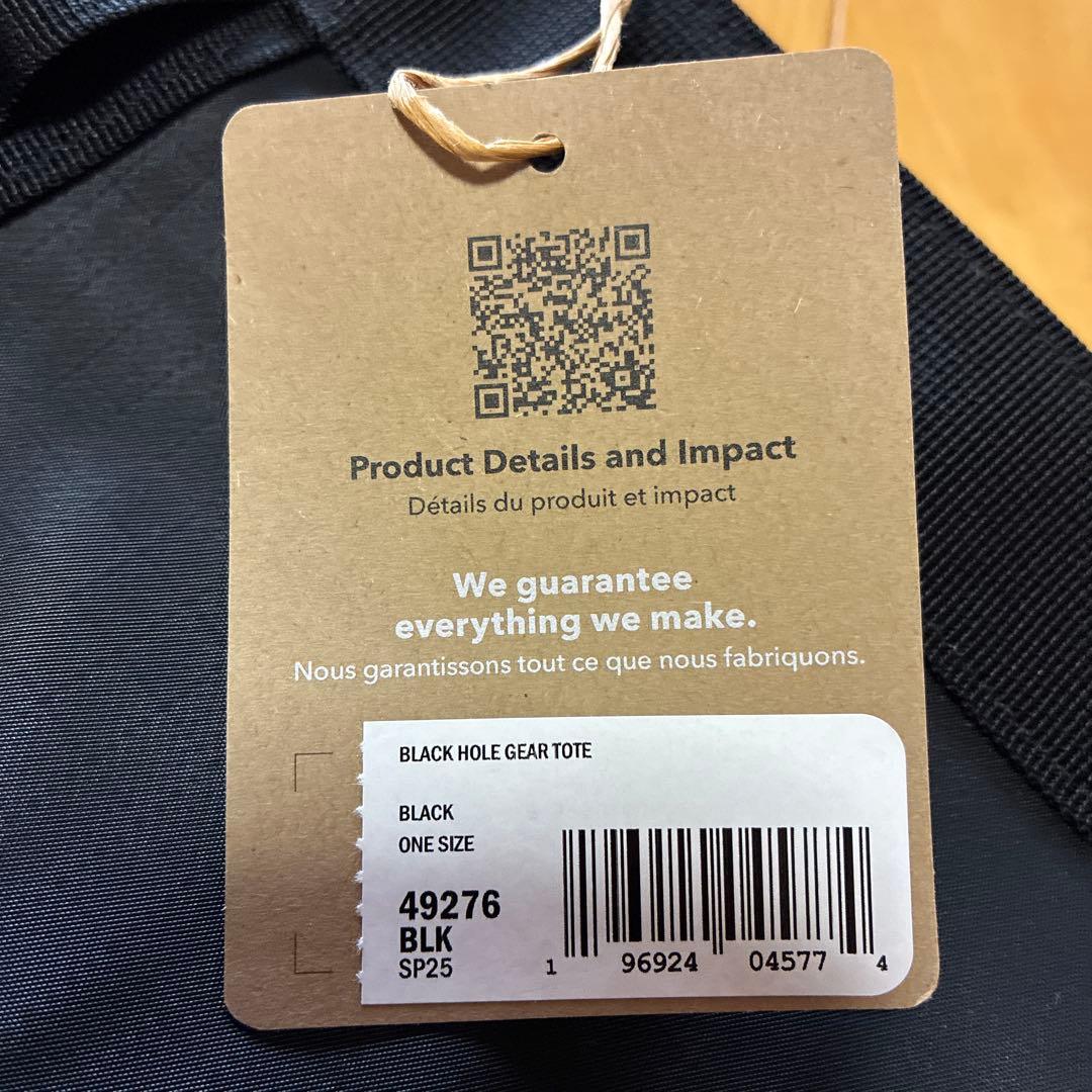 【最新25】パタゴニア ブラックホールギアトート 61L 新品国内正規品