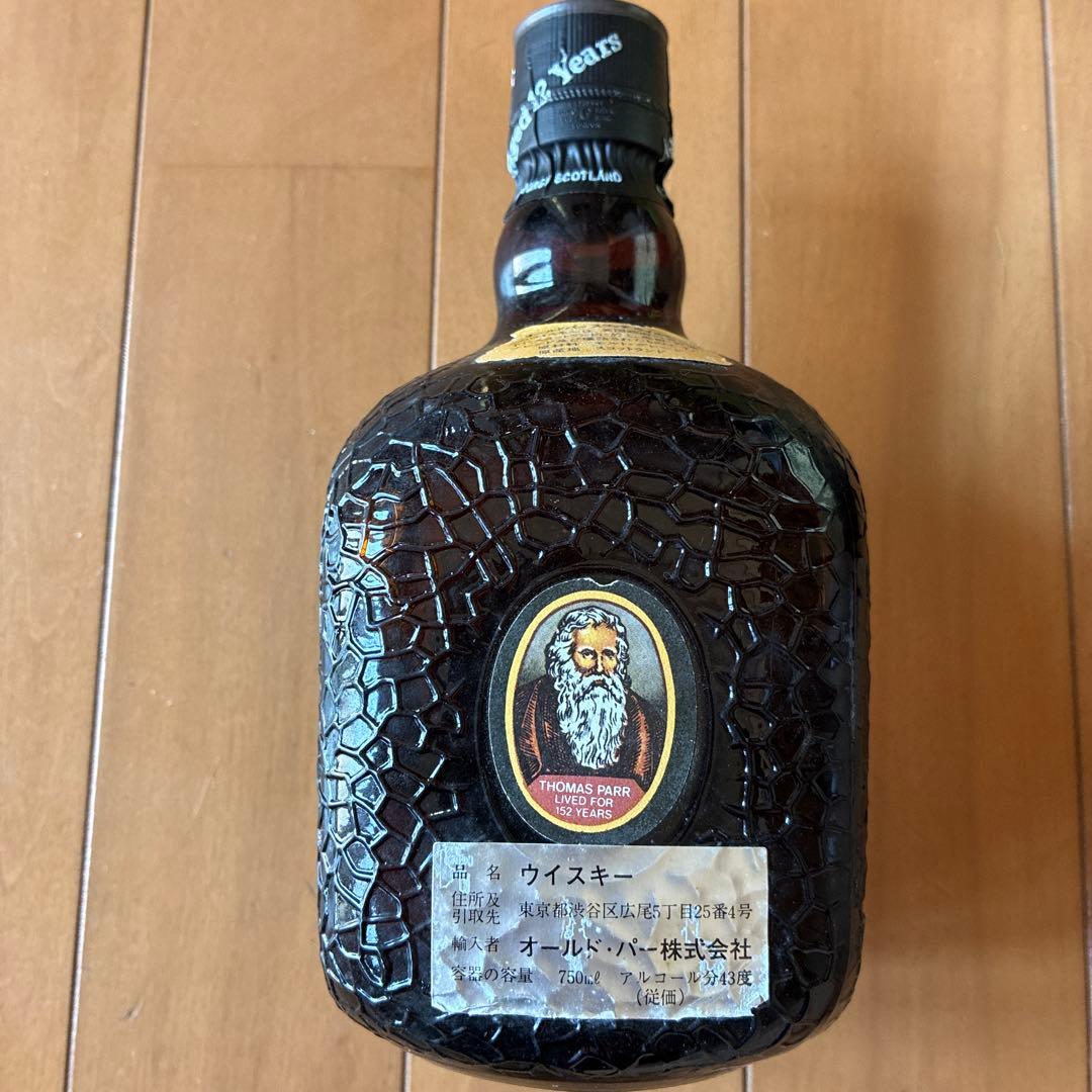 Old Parr 12年スコッチウイスキー　特級従価 43%