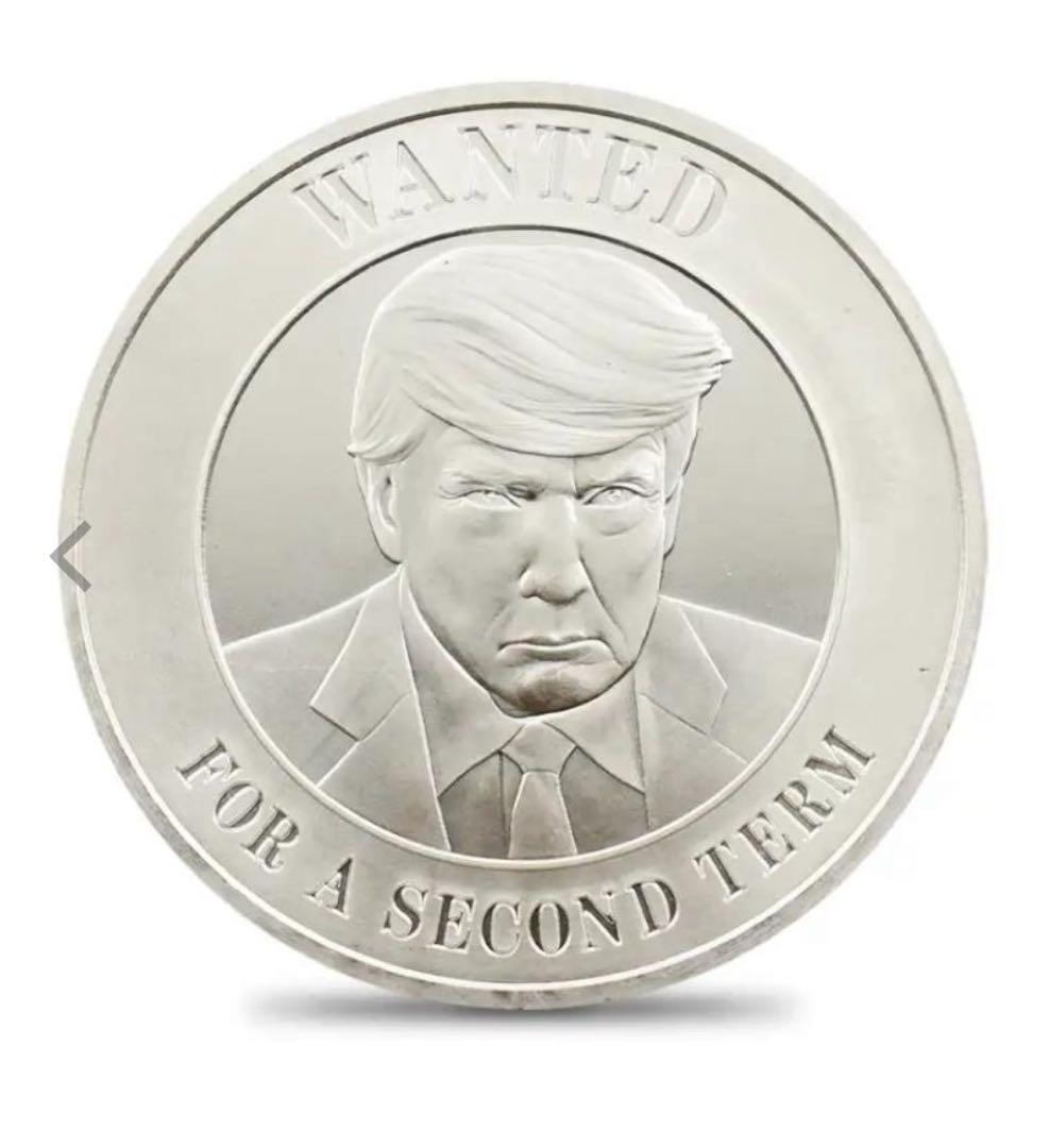 トランプ大統領 シルバー 第二期再選　純銀 1オンス