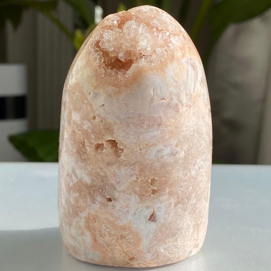 【 天然石 ピンクアメジスト アメジスト ドゥルージー ドーム 紫水晶 】