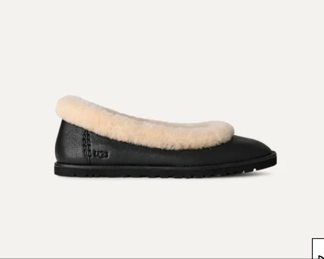 靴 UGG Zora Leather Ballet Flat 23.5