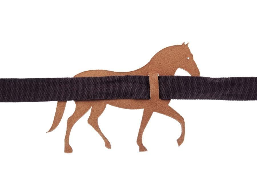 エルメス プティ・アッシュ ラッピングチャーム 馬 ブラウン HERMES