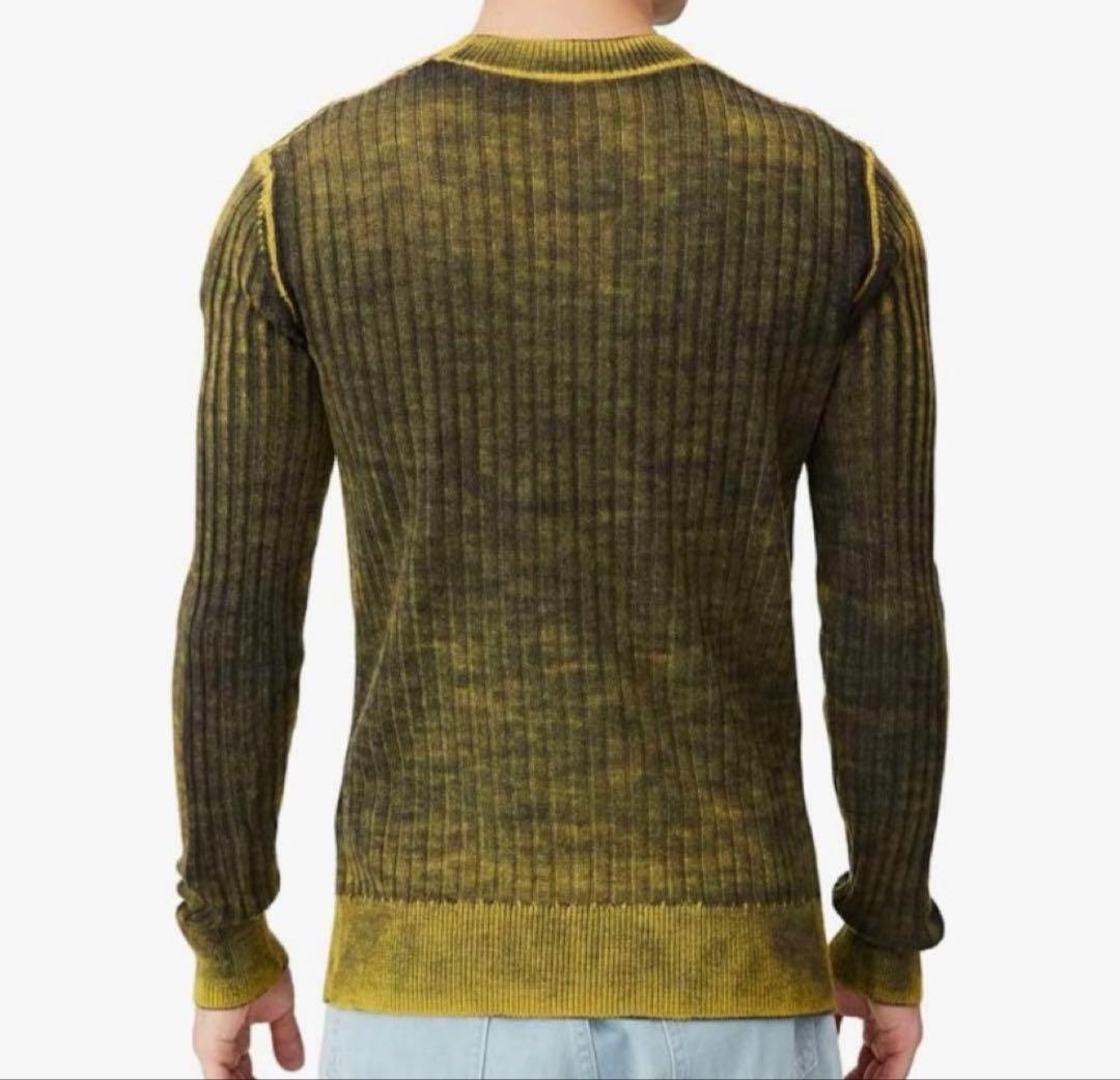 DIESEL K-ANDELERO イエロー M ニット セーター