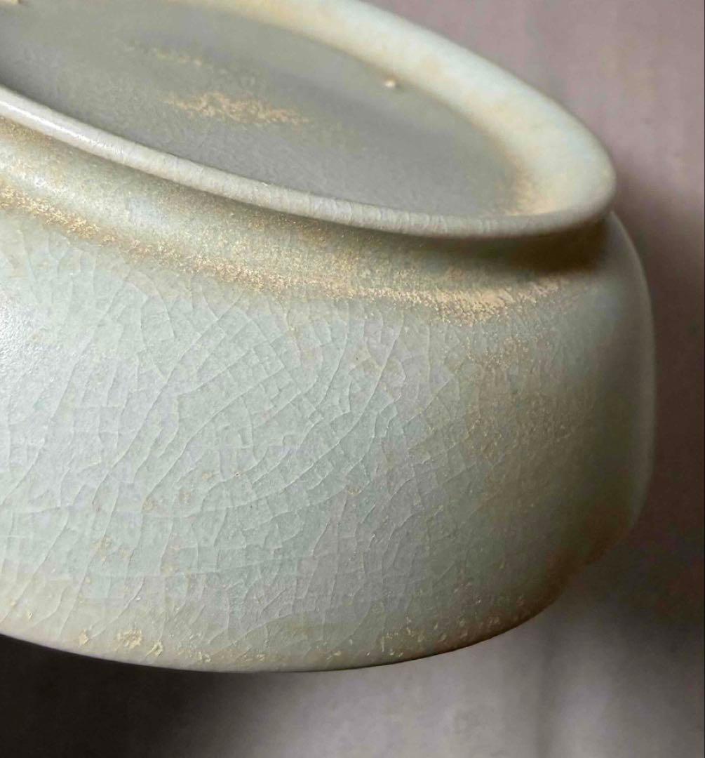 中国 輪花形平洗筆(皿)　f2251102