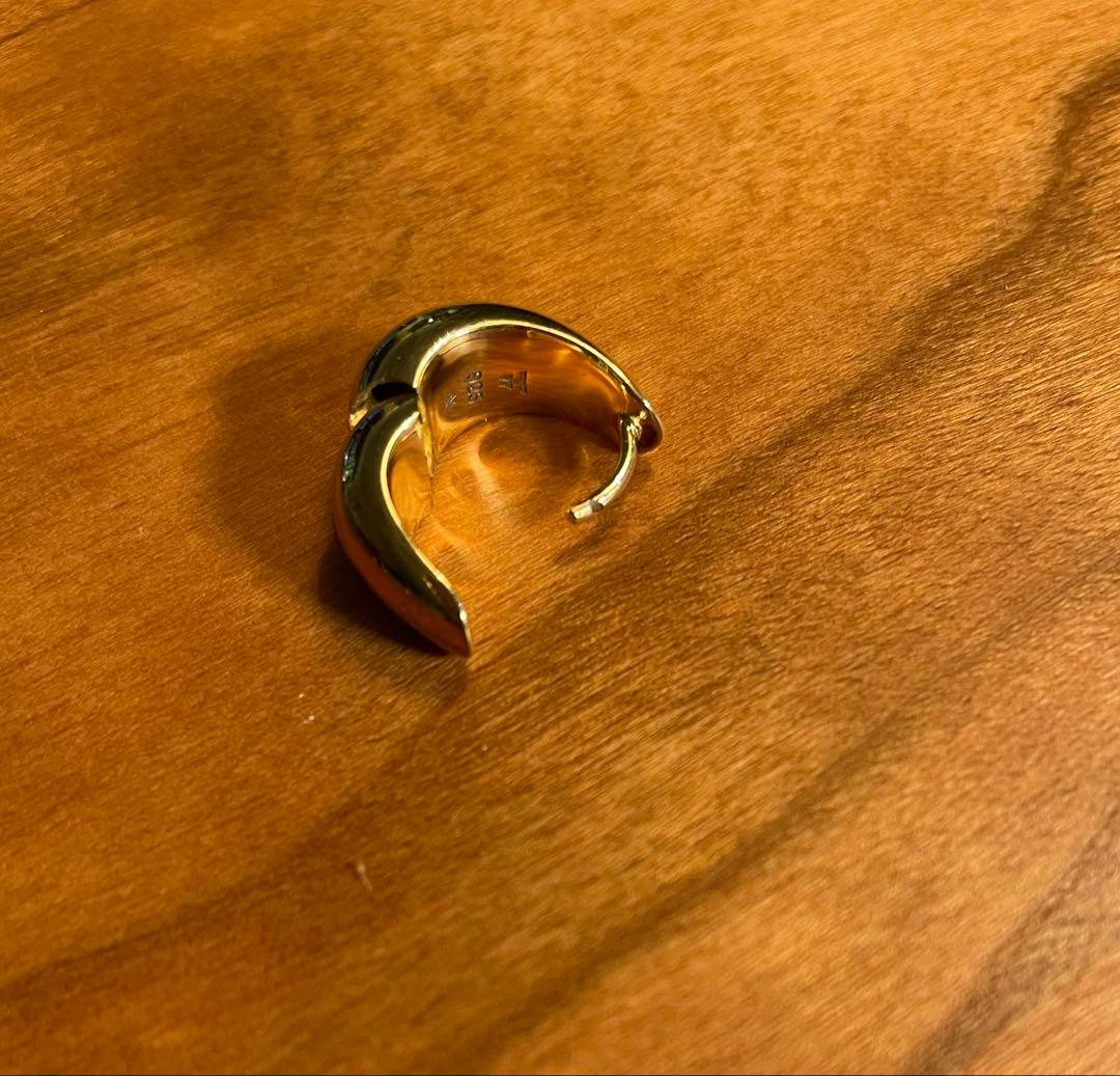 TOM WOOD アイスフープ/スモール/ゴールド/ピアス/片耳