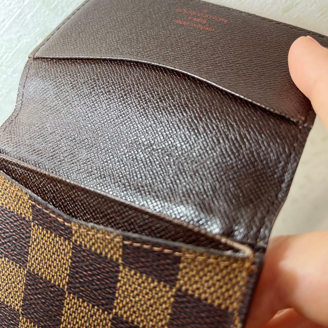 【美品・箱付き】ルイヴィトン ダミエ 名刺入れ　カードケース