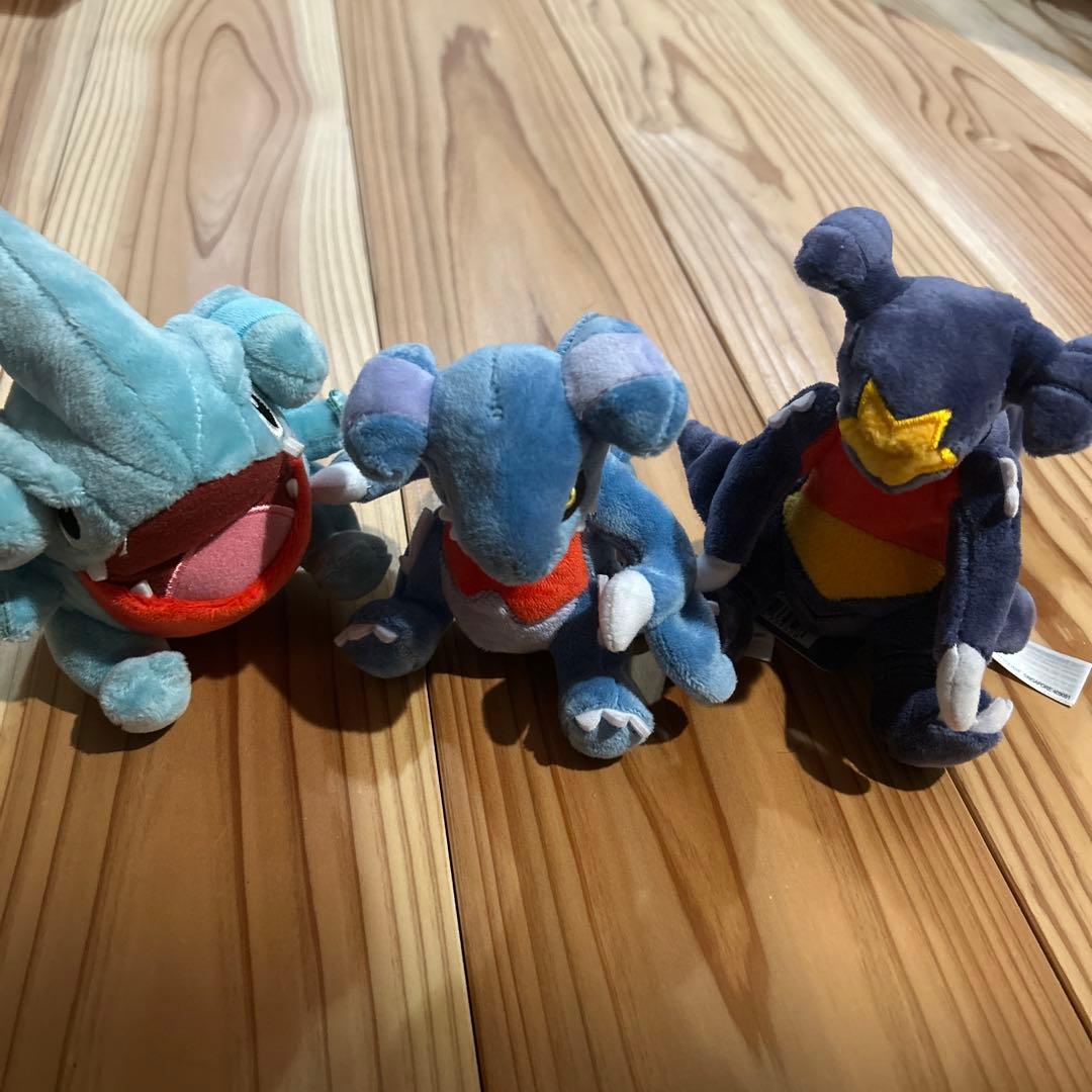 ポケモンfit フカマル　ガバイト　ガブリアス　3点セット