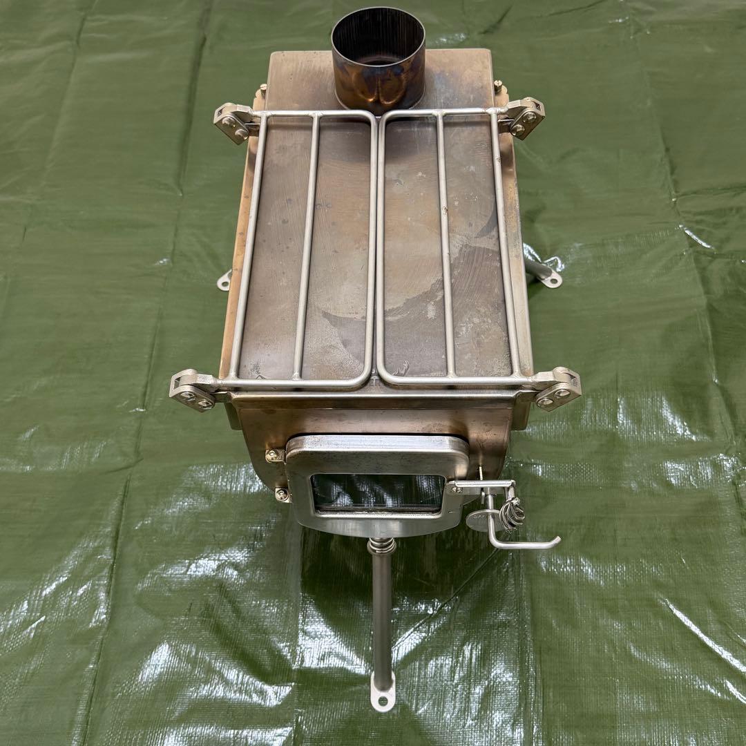 【使用3回】テンマクデザイン 薪ストーブ サイドビューM 外気導入