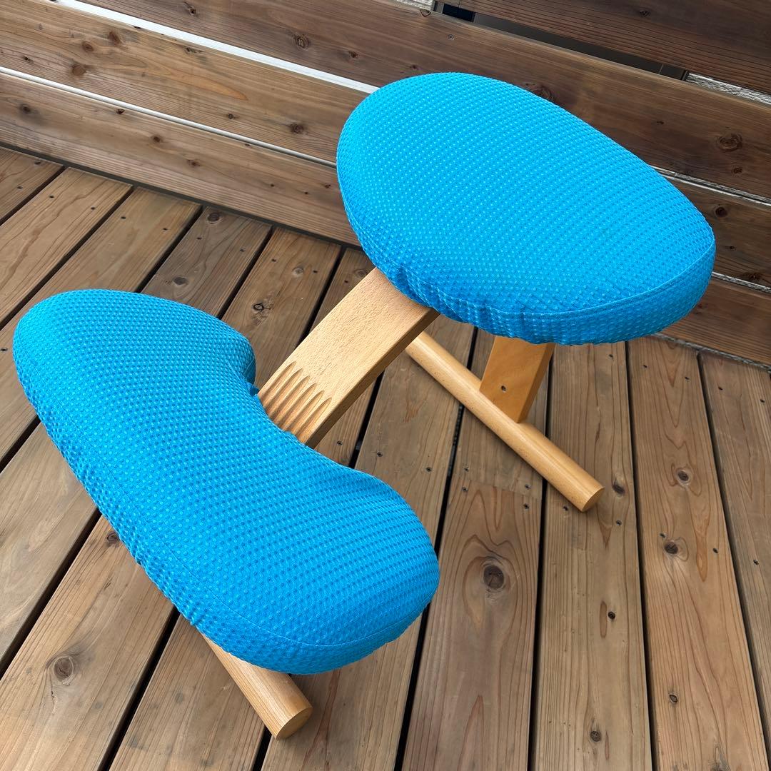 バランスチェア　イージー★ネイビー★ブルー★サカモトハウス