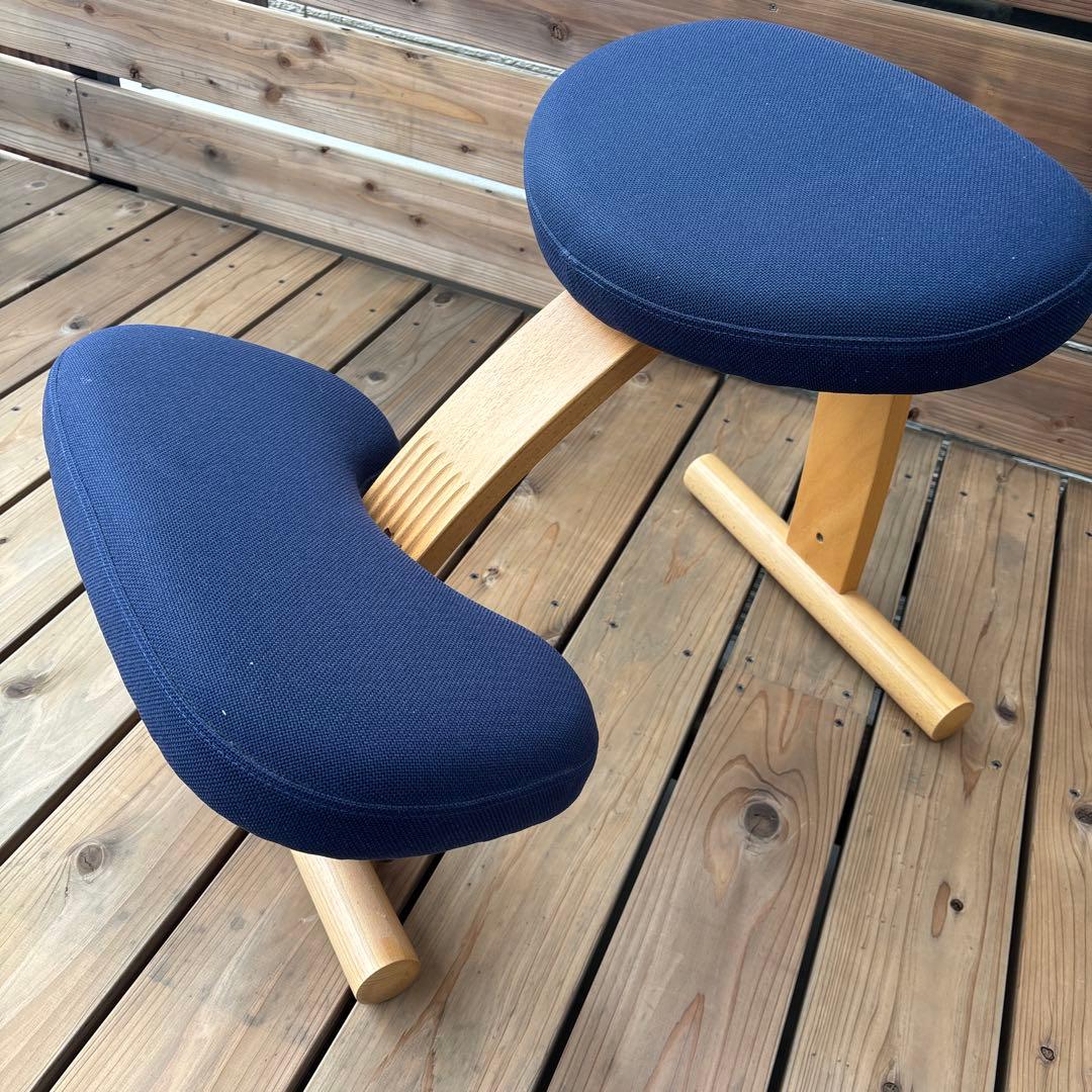 バランスチェア　イージー★ネイビー★ブルー★サカモトハウス