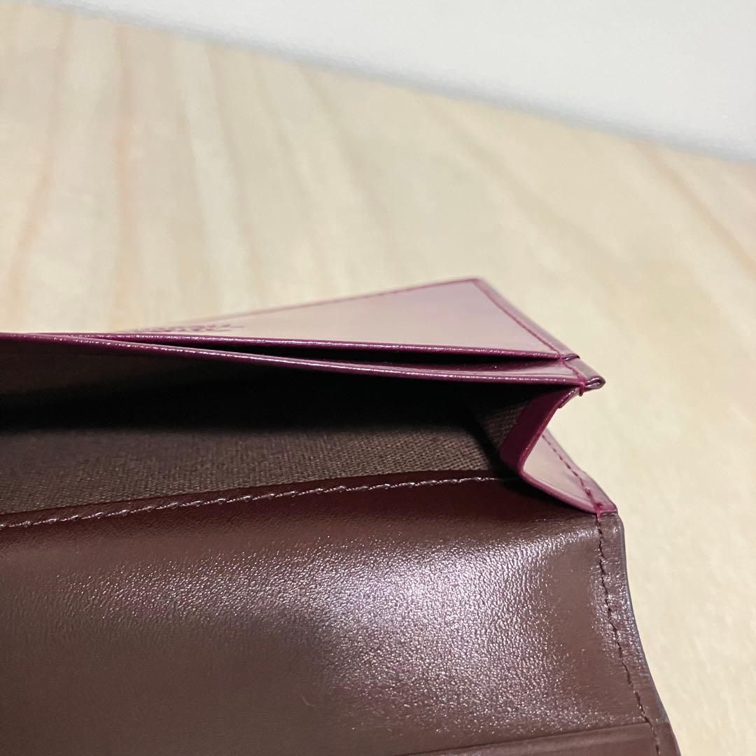 未使用✨ヴィヴィアンウエストウッド ✨名刺入れ✨牛革✨オーブ✨ワインレッド