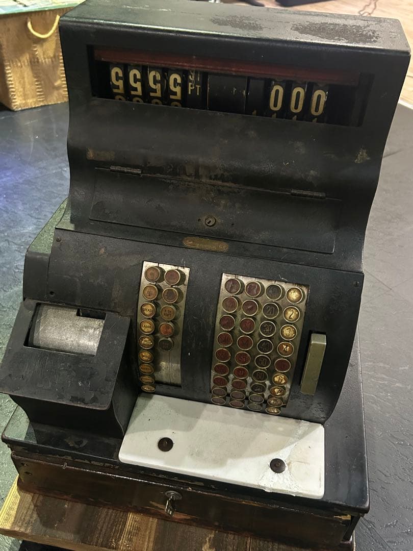 【期間限定値下げ】アンティークレジスター　アメリカガソリンスタンド