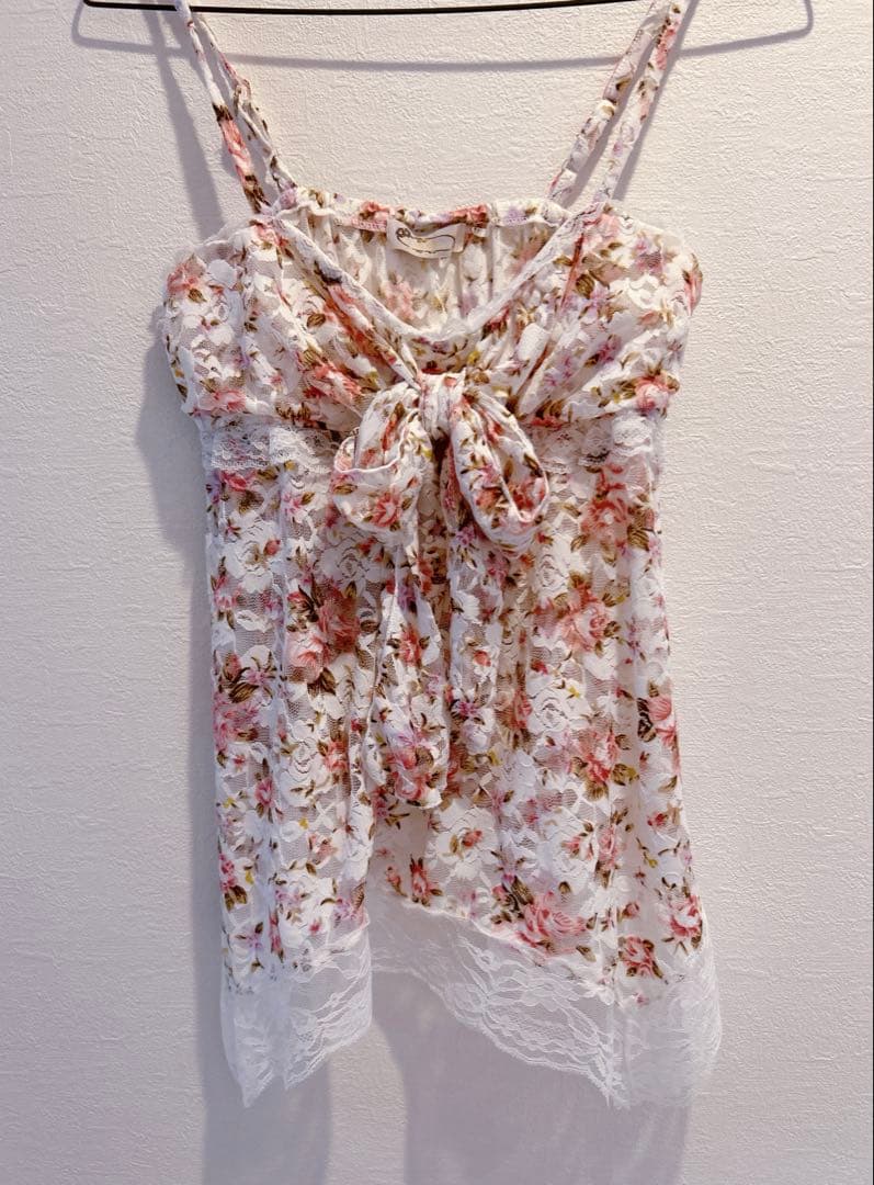 ♡LIZLISA♡リズリサ♡花柄キャミソール♡姫系♡ロリータ♡y2k♡平成ギャル