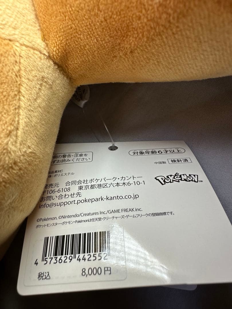 ポケパークカントー 限定 イーブイ ぬいぐるみ 特大
